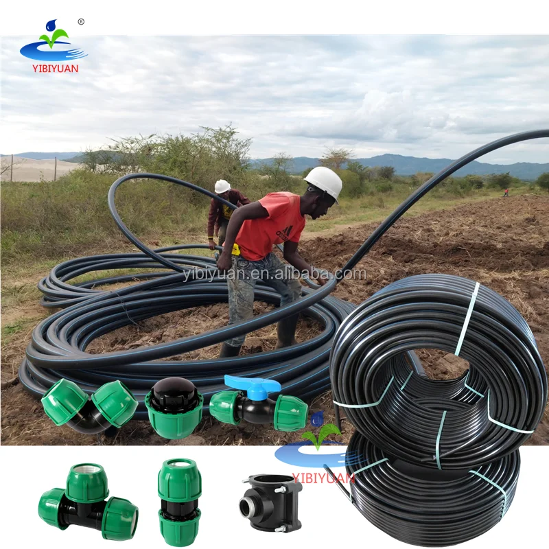 Agricultural Water  Hose Hdpe Quick Coupling Connectors Farm Blind Pipe for Drip Irrigation