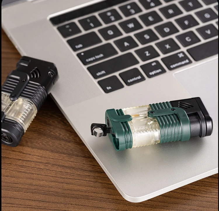 Refillable Butane Vintage Gas Piezo Ignition Plastic Cigar Cutter