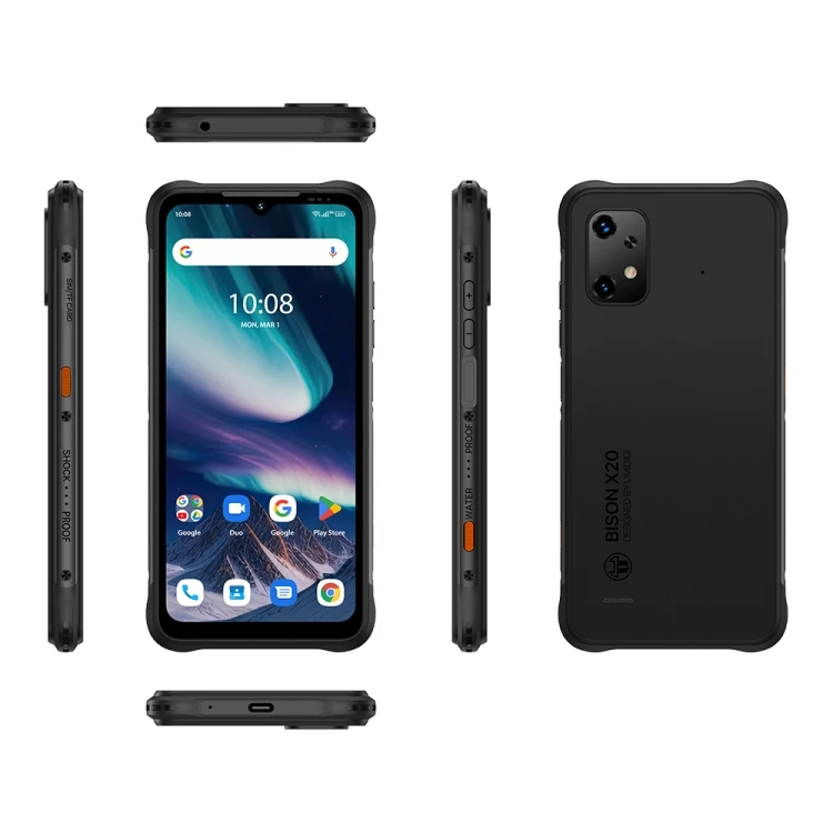 Original UMIDIGI BISON X20 Smartphone - 6GB RAM, 128GB Storage