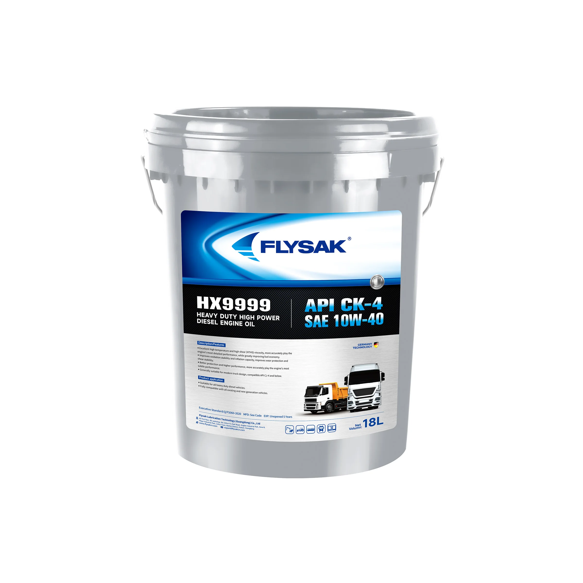 Private Label Diesel Oil - Heavy Duty API CK-4 SAE 10W-40