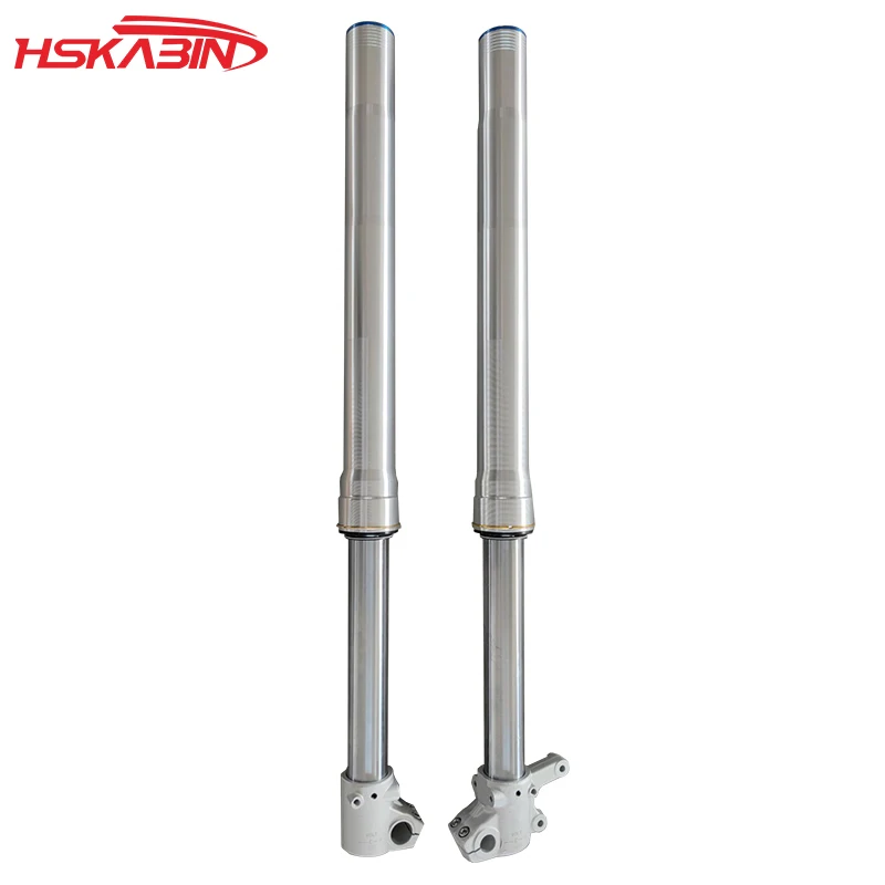 Сдвоенный Регулируемый передний амортизатор для внедорожного мотоцикла из алюминиевого сплава с защитной пластиной аксессуары