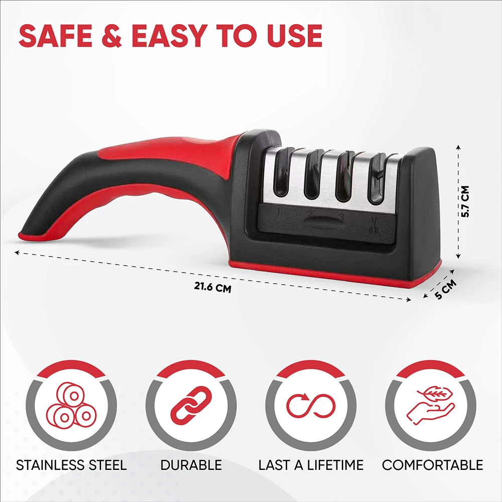 Professional Sharpening Tool Kit 4 Stage Ceramic Stone Diamond Tungsten