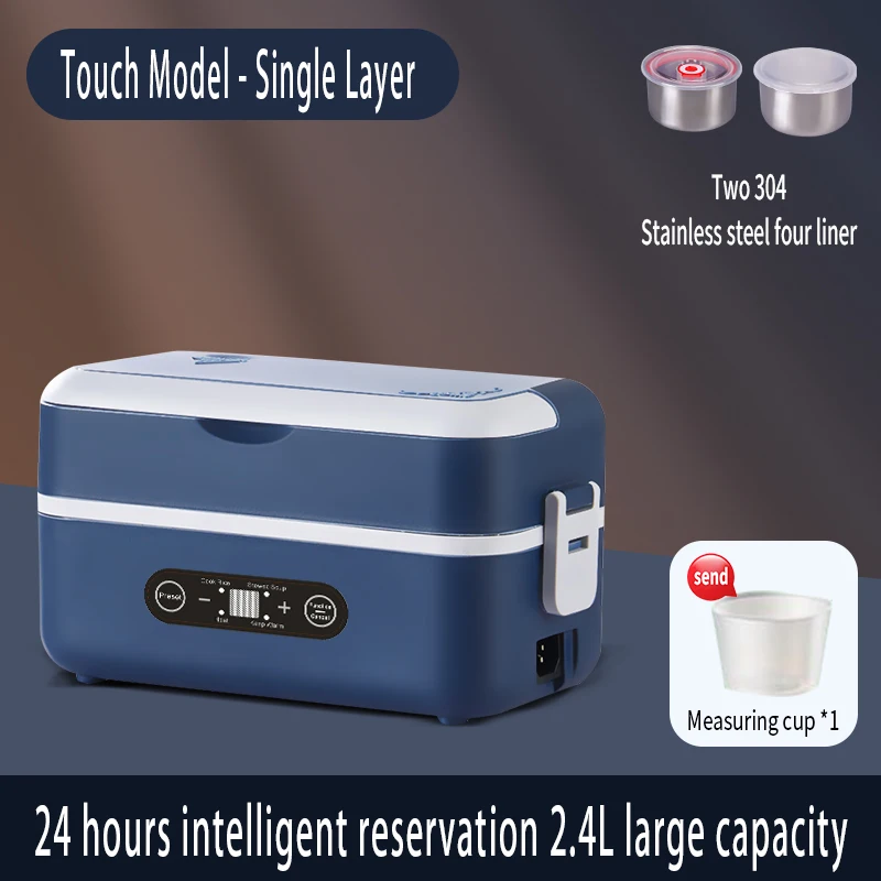 Multifunctional Electric Lunch Box Intelligent Heating Lunch Box with Electric Rice Steamer Automatic Rice Cooker