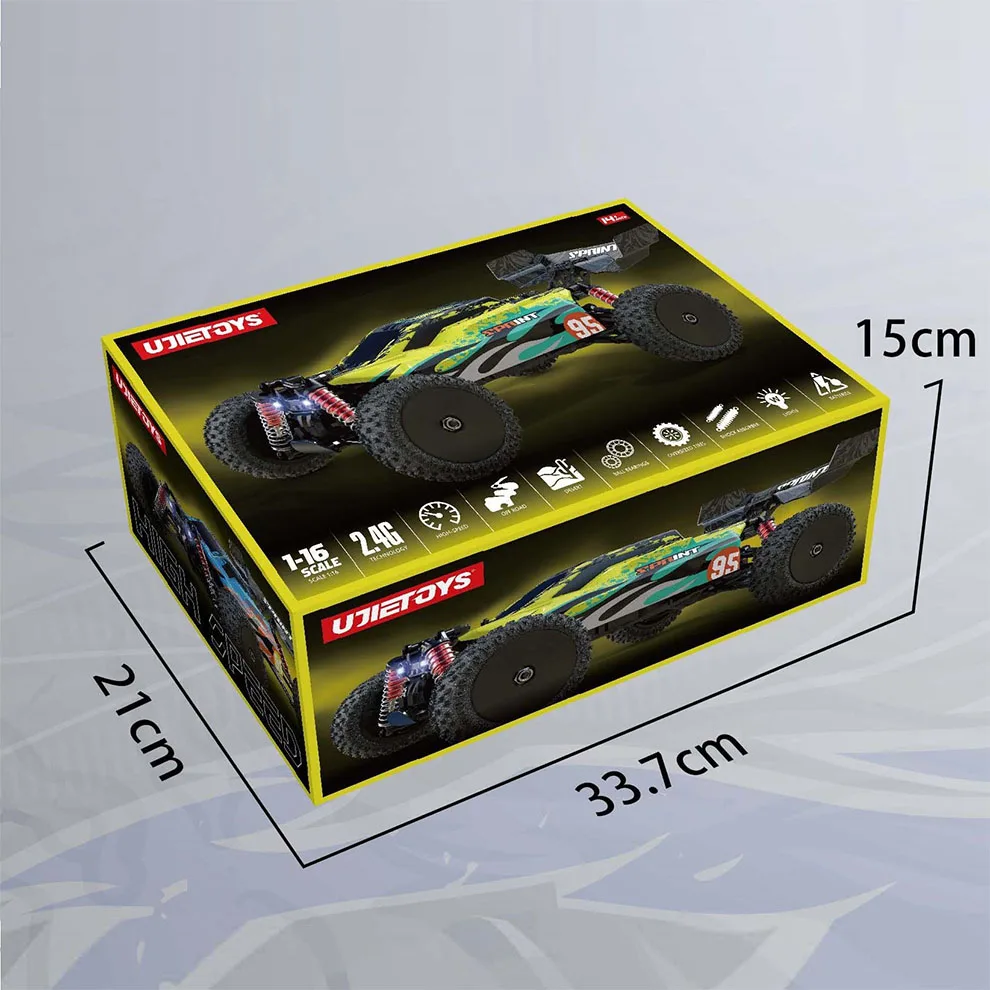 1:16 Scale UJ99 2.4G 4WD Drift RC Car - High Speed Electric Toy