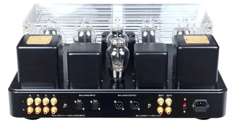 W-001 MEIXING MINGDA MC300-PSE XLR Input XLR Output Flagship Vacuum Tube Preamp Premplifier Full Music 300BN*4 Power Amplifier