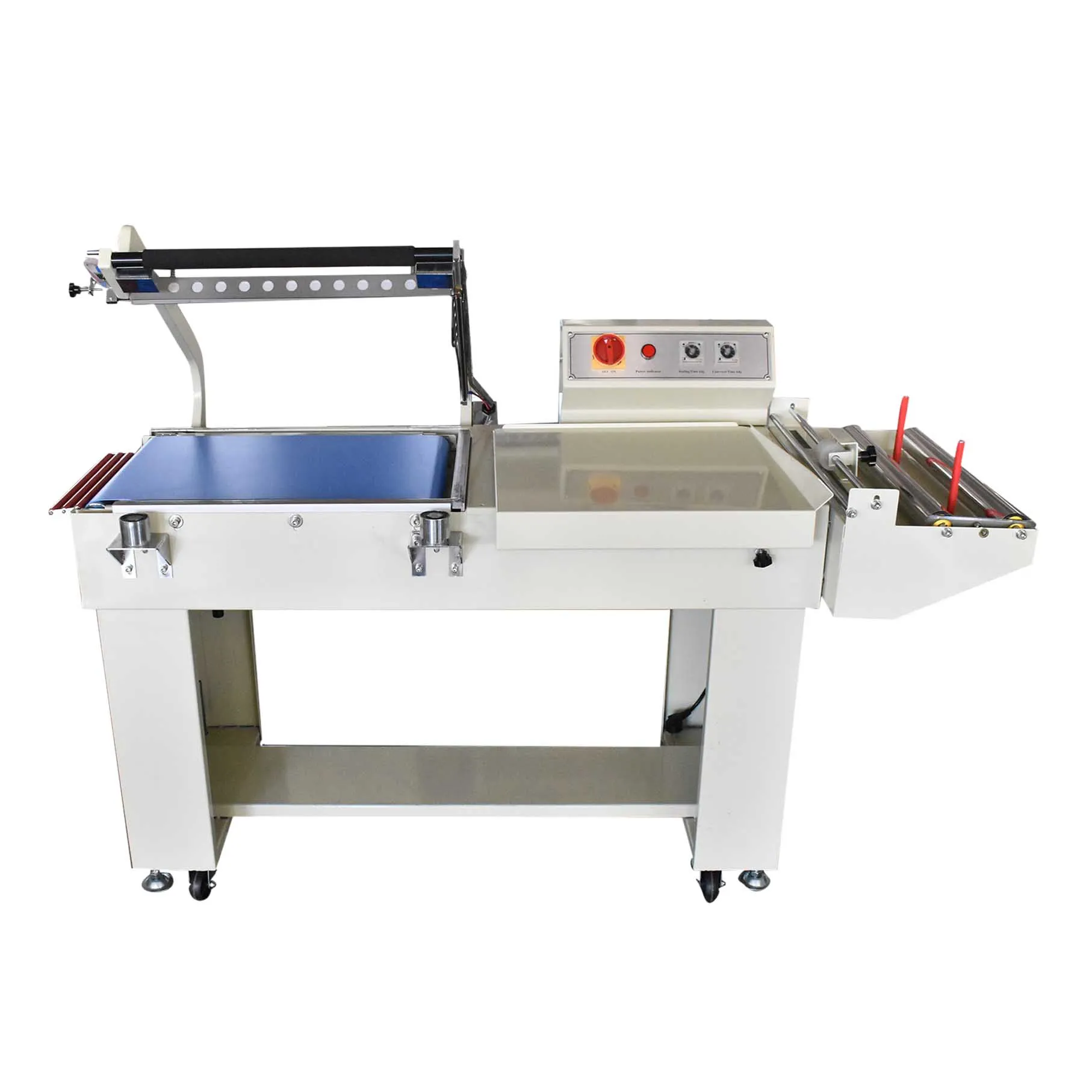 Semi Automatic Manual Thermal Cutting L Bar Heat Sealing Shrink Oven Wrapping Packaging Machine