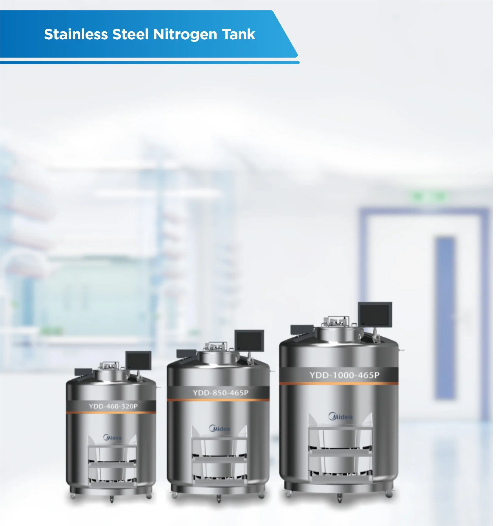 Biobank Freezers Cryogenic Nitrogen Tank Laboratory Refrigeration Equipment Liquid Nitrogen