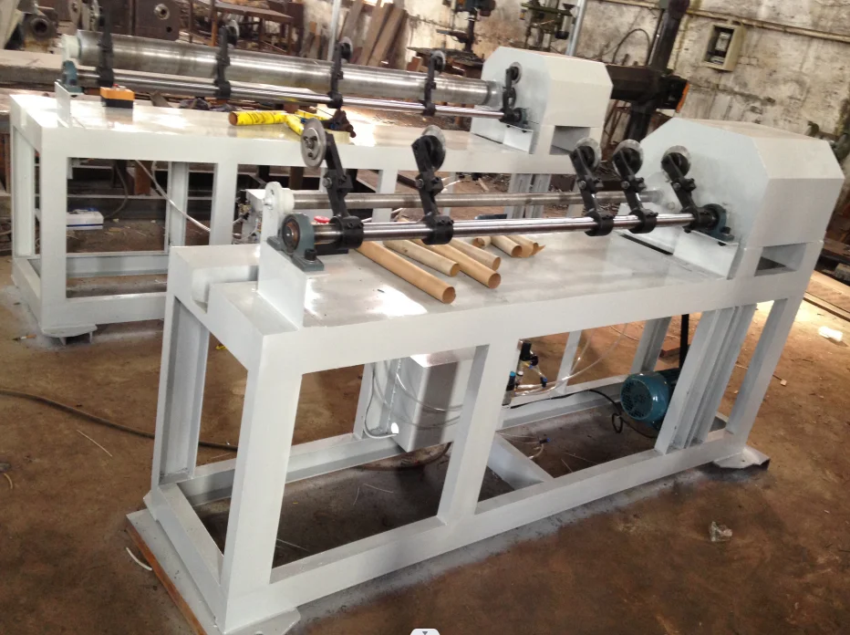 Manual  Simple Paper Tube Pneumatic Tube Loading and  Unloading No Automatic Cutting Machine Suitable for Small & Thin Cores