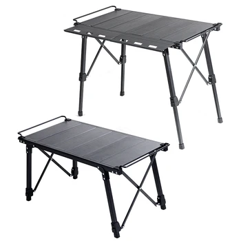 Outdoor Foldable Portable Barbecue Grill Combination Table Aluminum ...