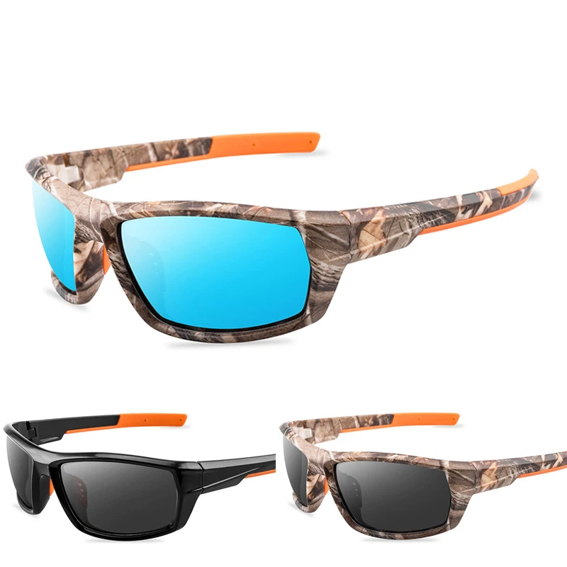 Mens Outdoor Polarized Sport Sunglasses Riding fishing Square Eyewear 
