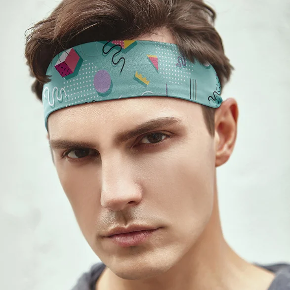 Спортивная повязка для волос на заказ голову футбола баскетбола бега