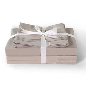 Egyptian Cotton Bedding Sets 1800 Microfiber Bedsheet Set 3 Line Embroidered Bedsheets Plain