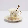 white-cup and saucer