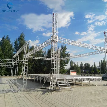 Portable Modular Outdoor Aluminum Alloy Stage Adjustable Height Portable Stage Platform