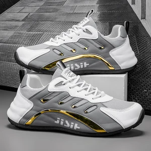 Fashion Designer Men's Sneakers Casual Walking & Running Shoes Mesh Lining Breathable Anti-Slip Shoes