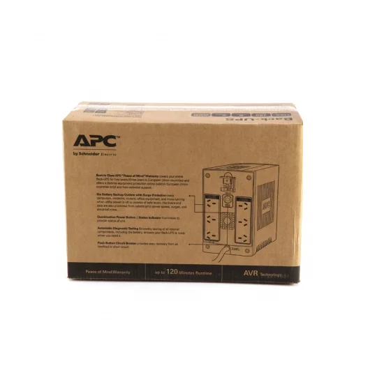 APC BX1100CI-CN UPS Backup Power System Back-UPS 1100VA APC UPS Battery Backup and Surge Protector
