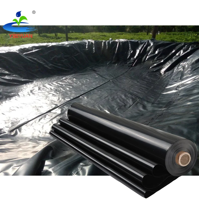 Factory Price 1mm 1.5mm 2mm HDPE Geomembrane Pond Liner Sheet Waterproof Anti-UV Durable 5-Year Warranty