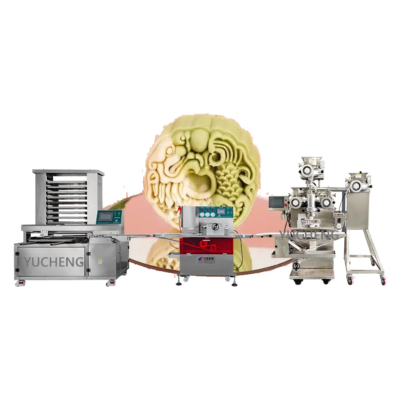 SUS 304 Automatic Mooncake Maamoul Production Line for Industry Machinery Machine