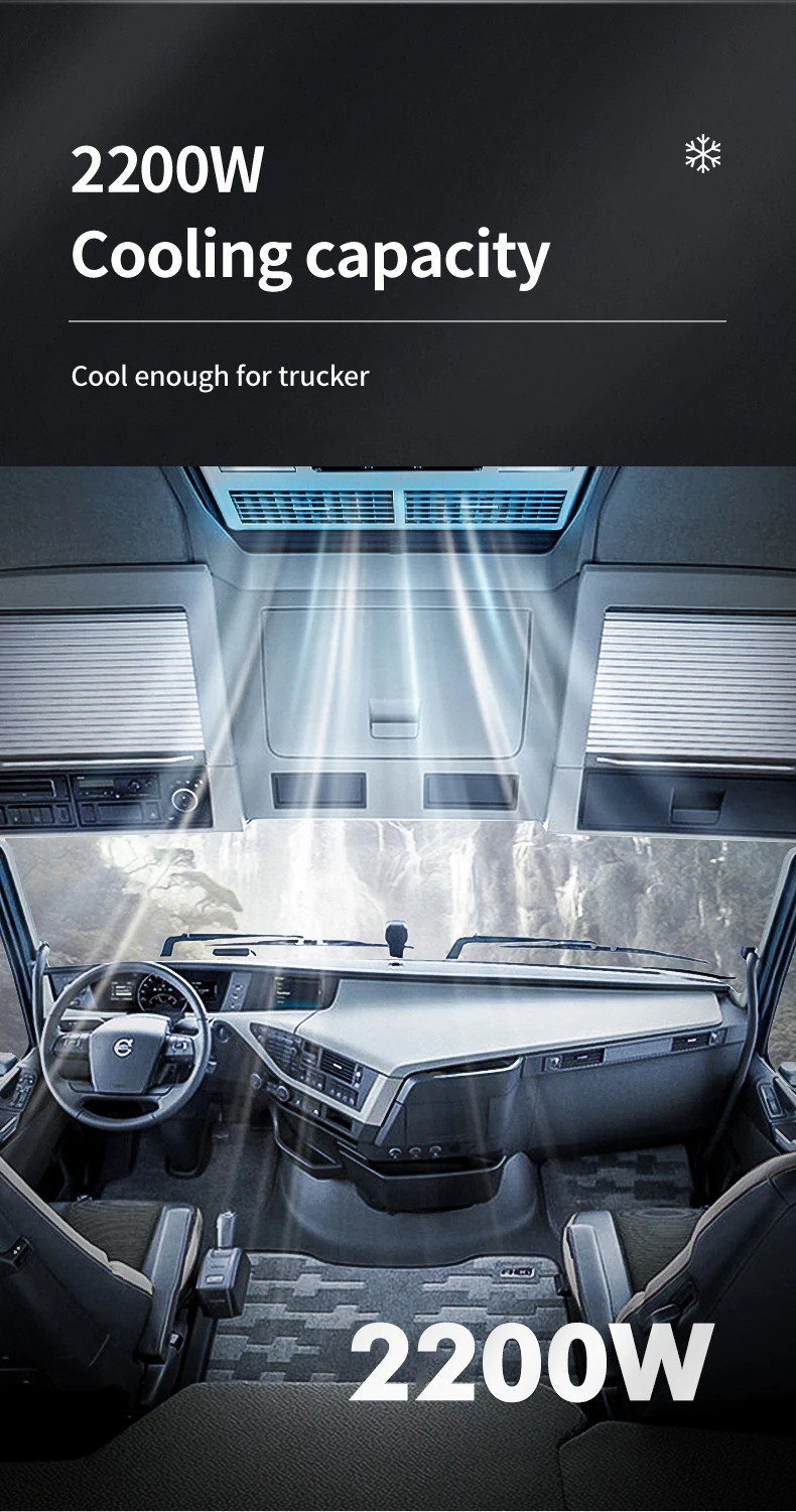 Roof Top Truck Air Conditioner 12 Volt 24v Truck Sleeper Air