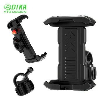 DIKA Motorcycle Phone Mount Sturdy Bike Phone Holder Handlebar Universal Mobile Phone Holder For Bicycle Motorcycle Accessories