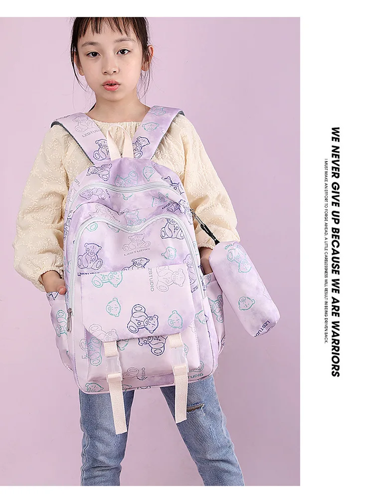 Hot New College Students Teenager Campus High Quality Cute Shoulder Bag Girls' School Bag Large Capacity Casual Travel Bag