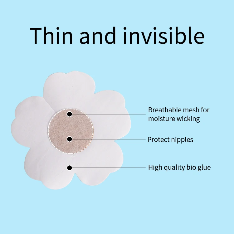 Iridescent Butterfly Nipple Covers – Disposable, Self-Adhesive, 2 Pairs, Skin-Friendly, No Irritation