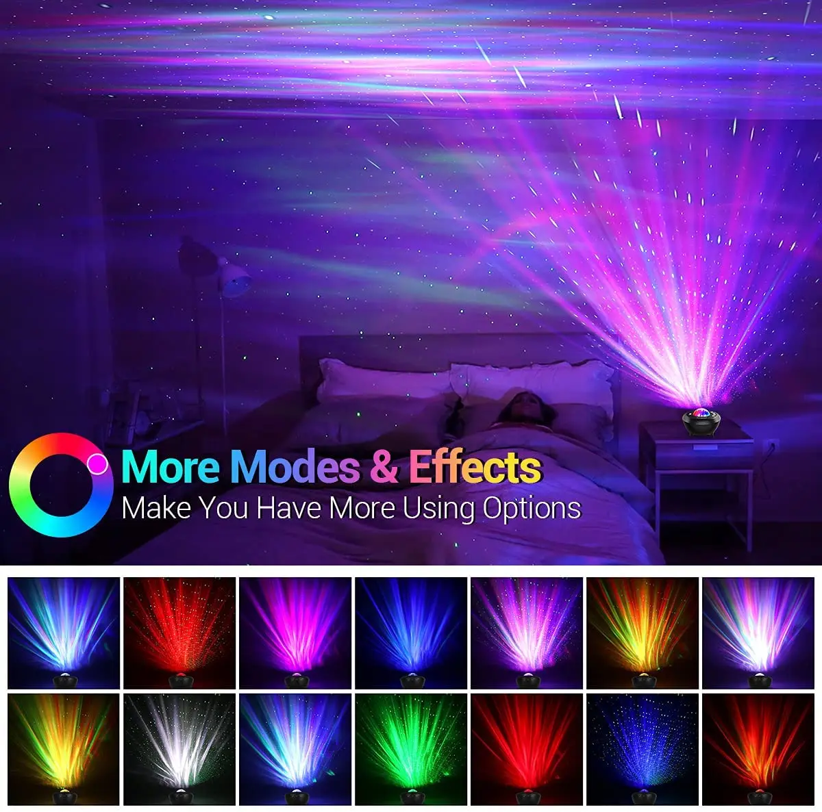 3リモコン式星空ライト音声制御 月?雲星空ライト 360° 磁力ベース USB 3リモコン式星空ライト音声制御 月?雲星空ライト 360° 磁力