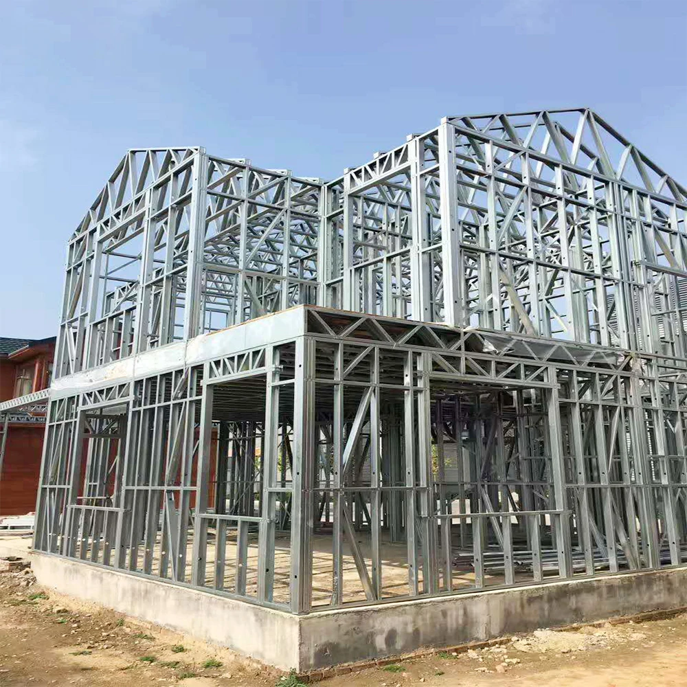 Light Gauge Steel Frame Prefabricated Houses Easy to Assemble