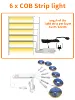 6 X bande lumineuse COB