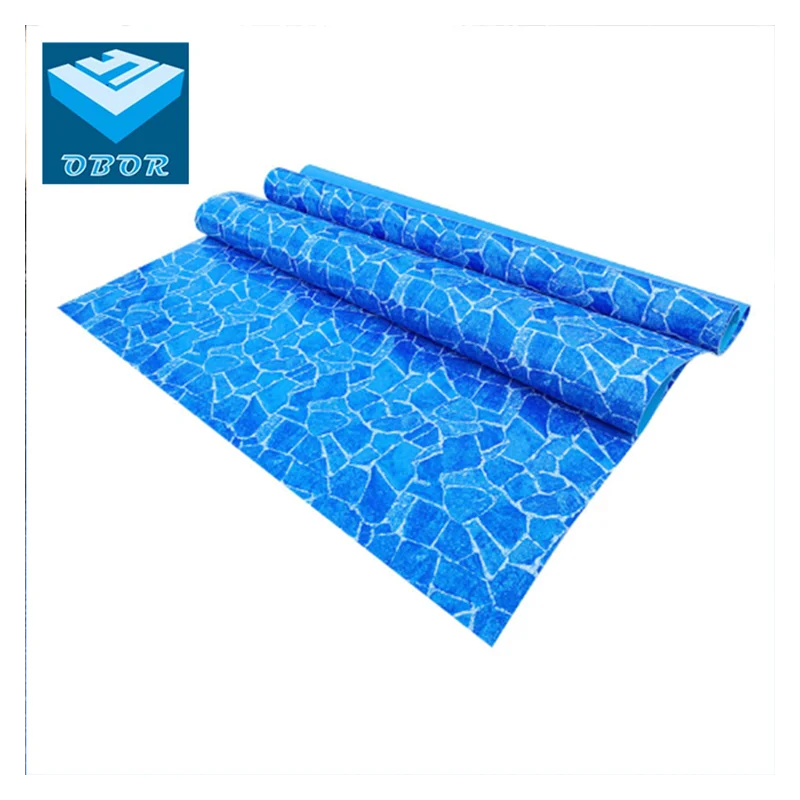 OBOR PVC Swimming Pool Liner 1.0mm 1.5mm Pond Liner Membrane Price for Swimming Pool and Pond