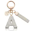Letras de diamantes plateados-a