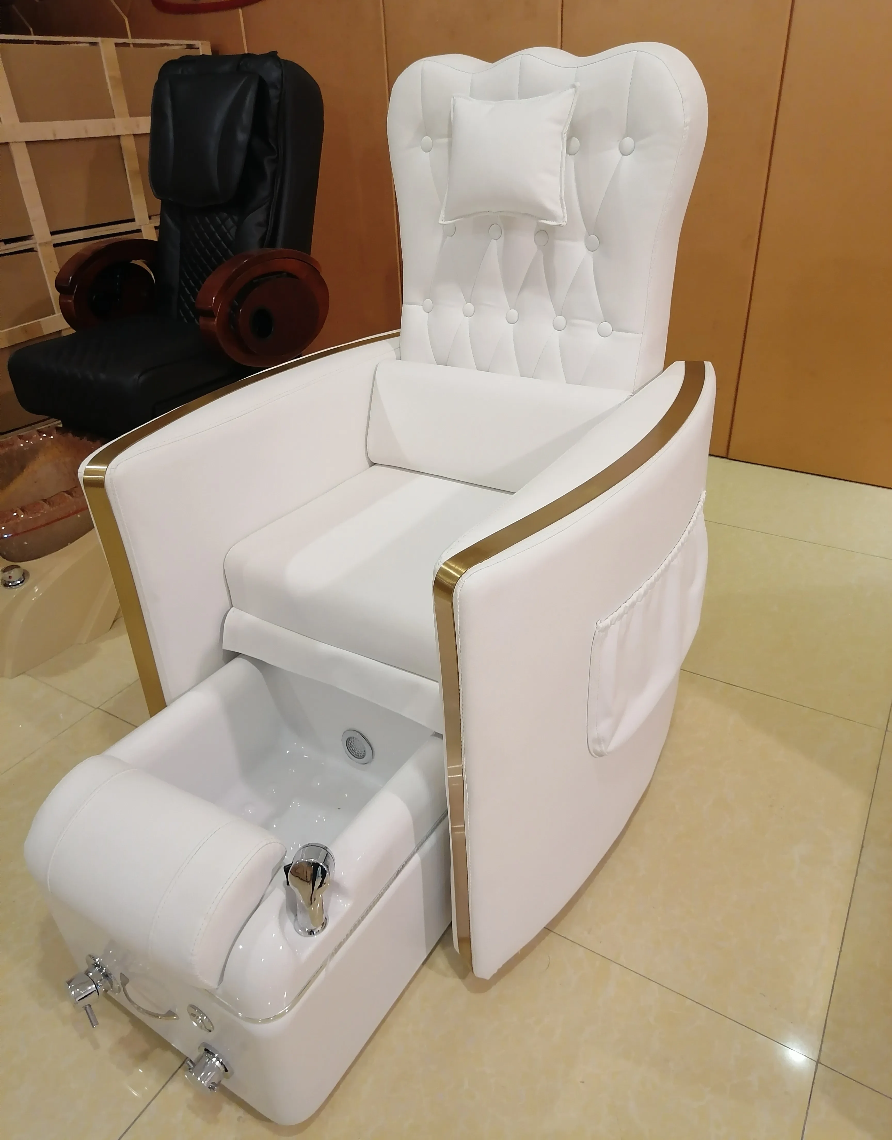 2023 Popular Luxury White Cheap Manicure Pedicure Massage Chair Foot