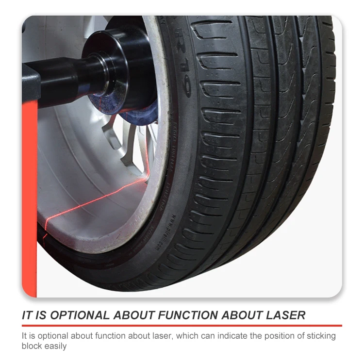 XPROMISE Private Label Laser Positioning Advanced Interactive Touch Sensing Wheel Balancer