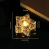 Pentagramme de cristal - Lumière chaude