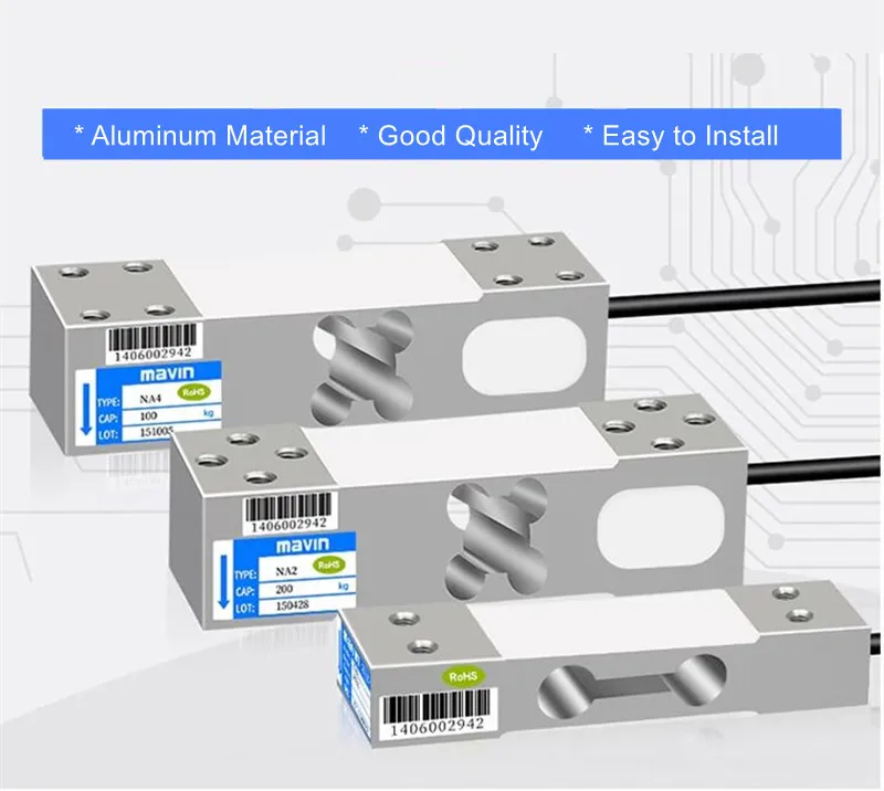 Single Point Load Cell Mavin Na4 Pressure Sensor 100kg Single Point Load Cell For Weighing 9019