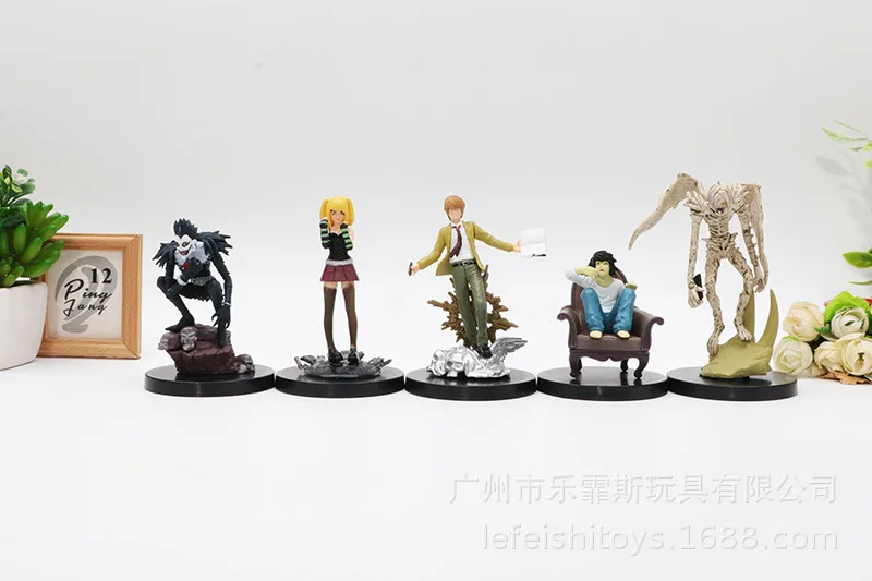Anime Death Note L Killer Ryuk Yagami Light PVC Action Figures Toys Anime Death Note L Killer Ryuk Yagami Light PVC Action Figures Toys