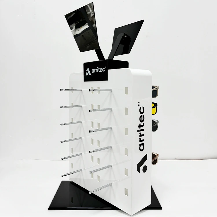 Counter Top Eyewear Display Rack Glasses Eyeglasses Sunglasses Optical Table Display Rack Acrylic Sunglasses Display Stand