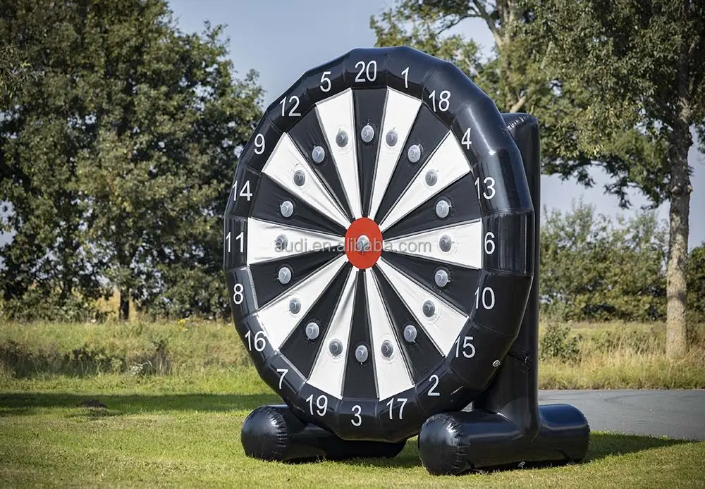 Large Giant Interactive Ips Inflatable Human Sports Football Dartboard