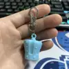 Crown lip gloss keychain-blue