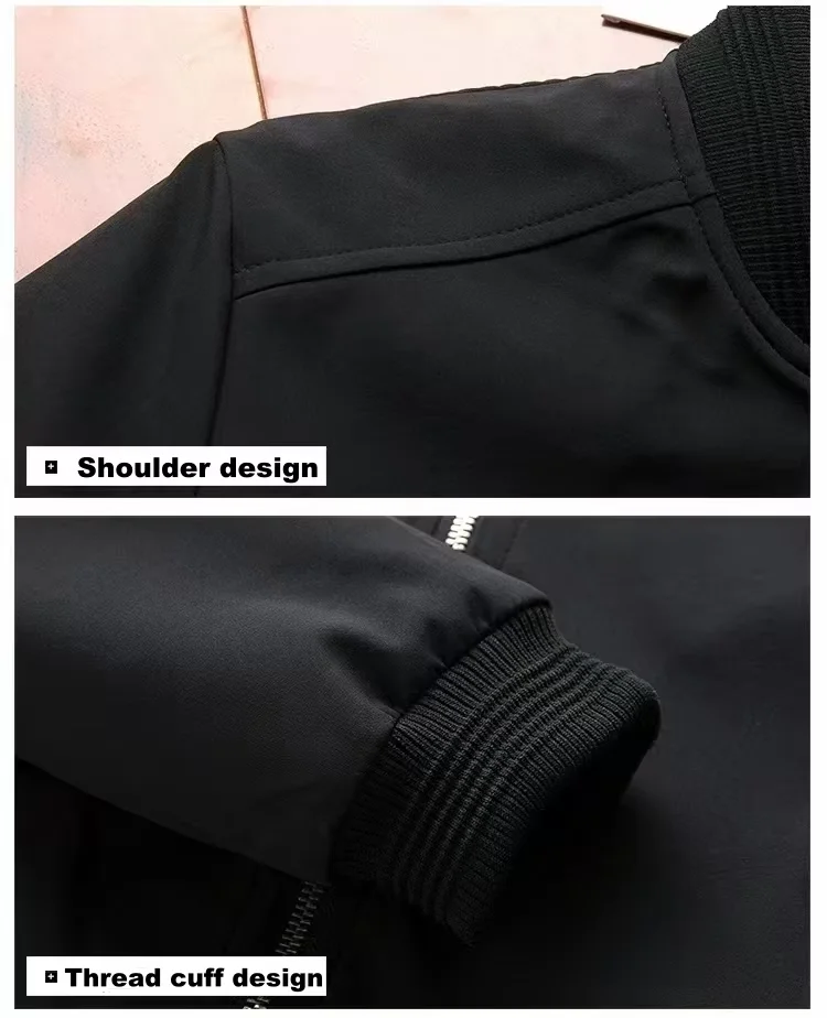 Fall and Winter Cotton Pilot Jacket Cotton Men's Thickened Jacket Baseball Clothing Flight Suit