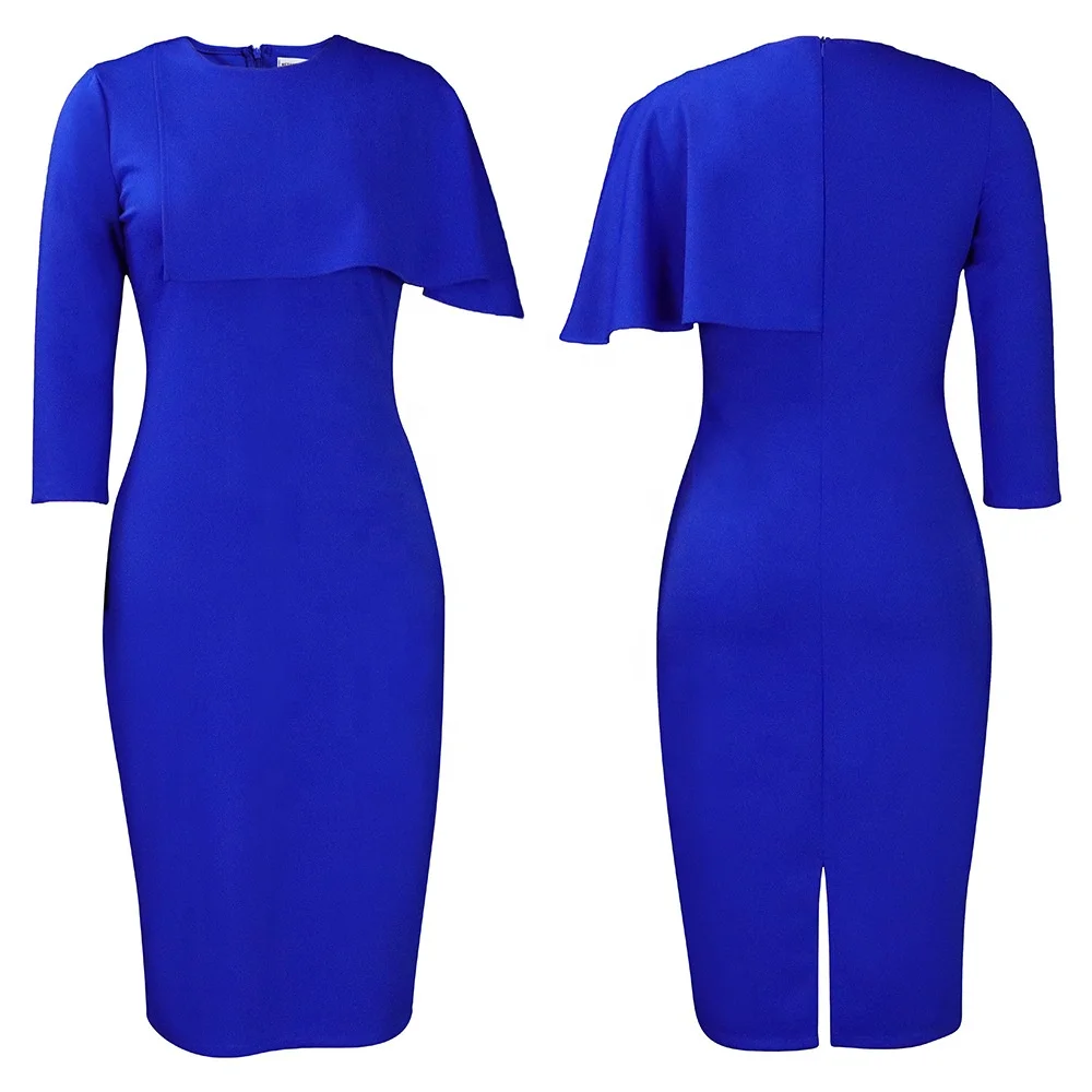 amazon royal blue dress plus size Idia Plus Size Evening Gown In Royal Blue main image 0