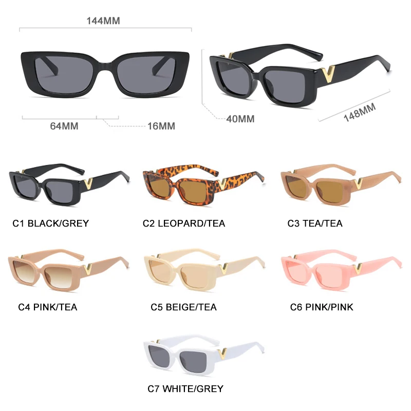 Luxury Fashion Cat Eye Sunglasses for Women - UV400 Protection display picture 3