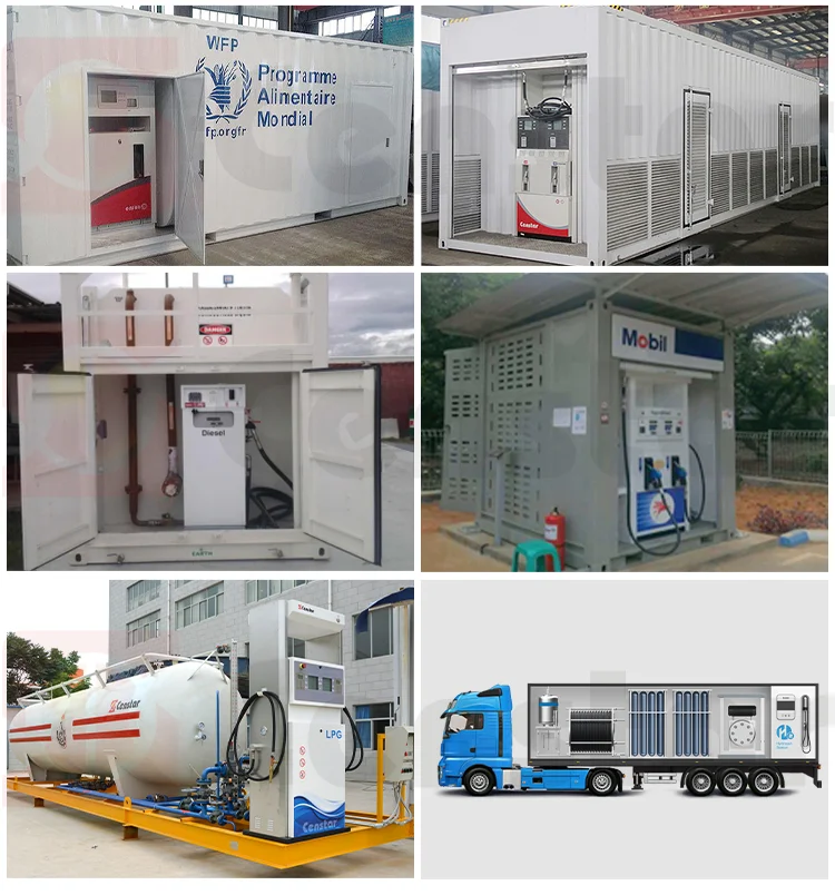 Container Diesel Petrol Filling Mobile Portable Fuel Station - Buy ...