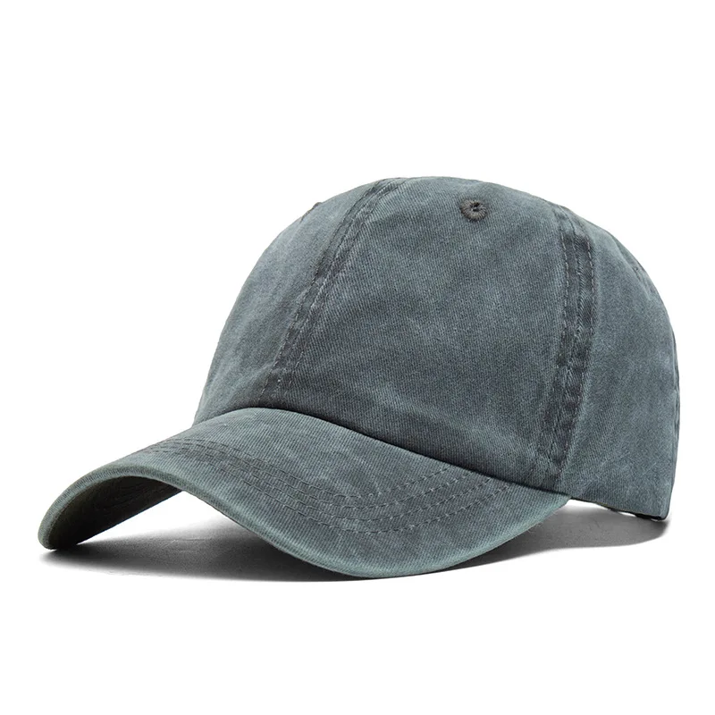 High Quality Personalized Custom Logo Jean Hats Washed Distressed 100% ...