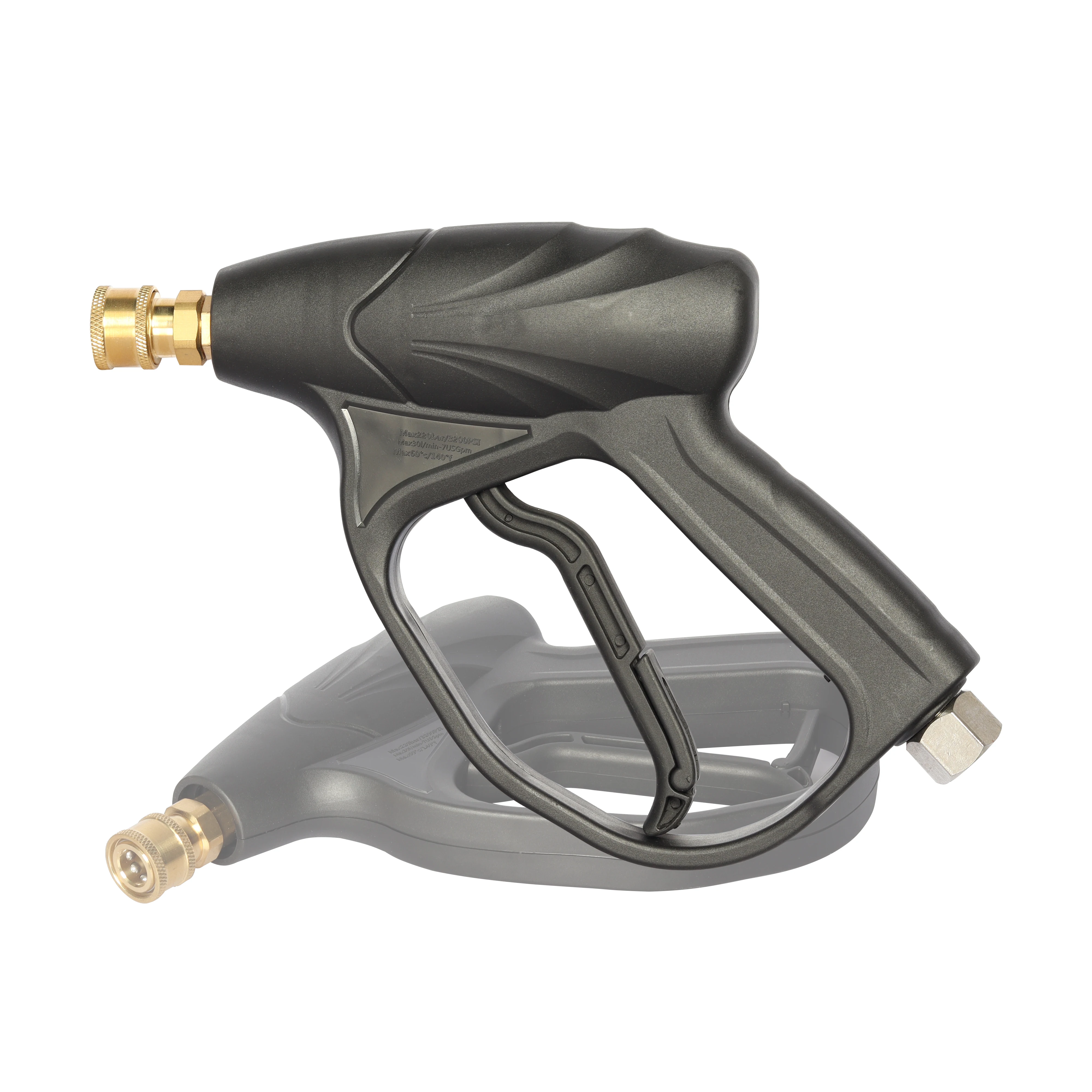 Многофункциональный водяной пистолет высокого давления с быстроразъемным цветным соплом