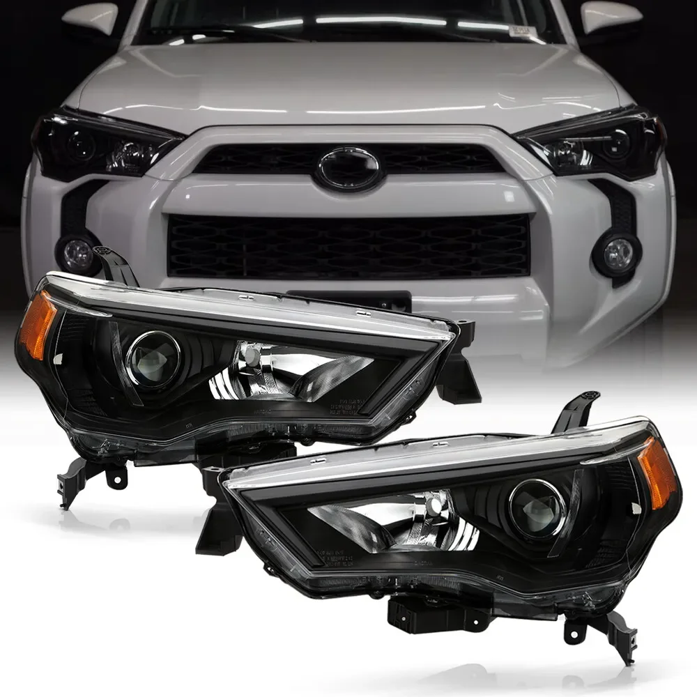 auto parts OEM high quality Black background Projector Headlight Headlamps For 2014-2020 Toyota 4Runner