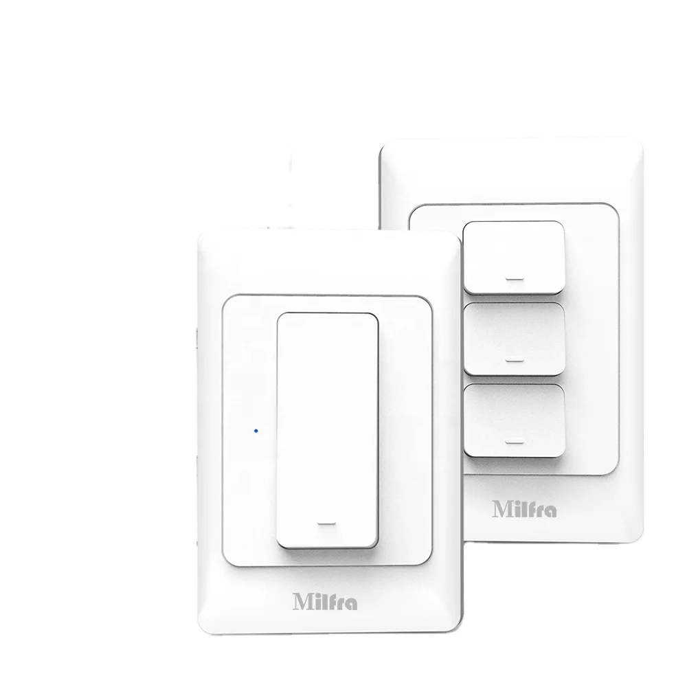 Smart Home Matter Smart Switch Physical Button Switch 1 Gang 2 Gang 3 ...