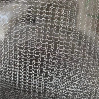 Stainless steel wire mesh Monel knitted wire mesh   Stainless Steel Knitted Gas Liquid Filter Wire Mesh for Oil Water Separation