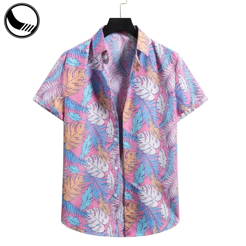 BETHERIVAL Anime Print Boys Quick Dry Cool Men Aloha Custom Men's Dress Shirt Satin Stretch Plus Size Breathable Soft
