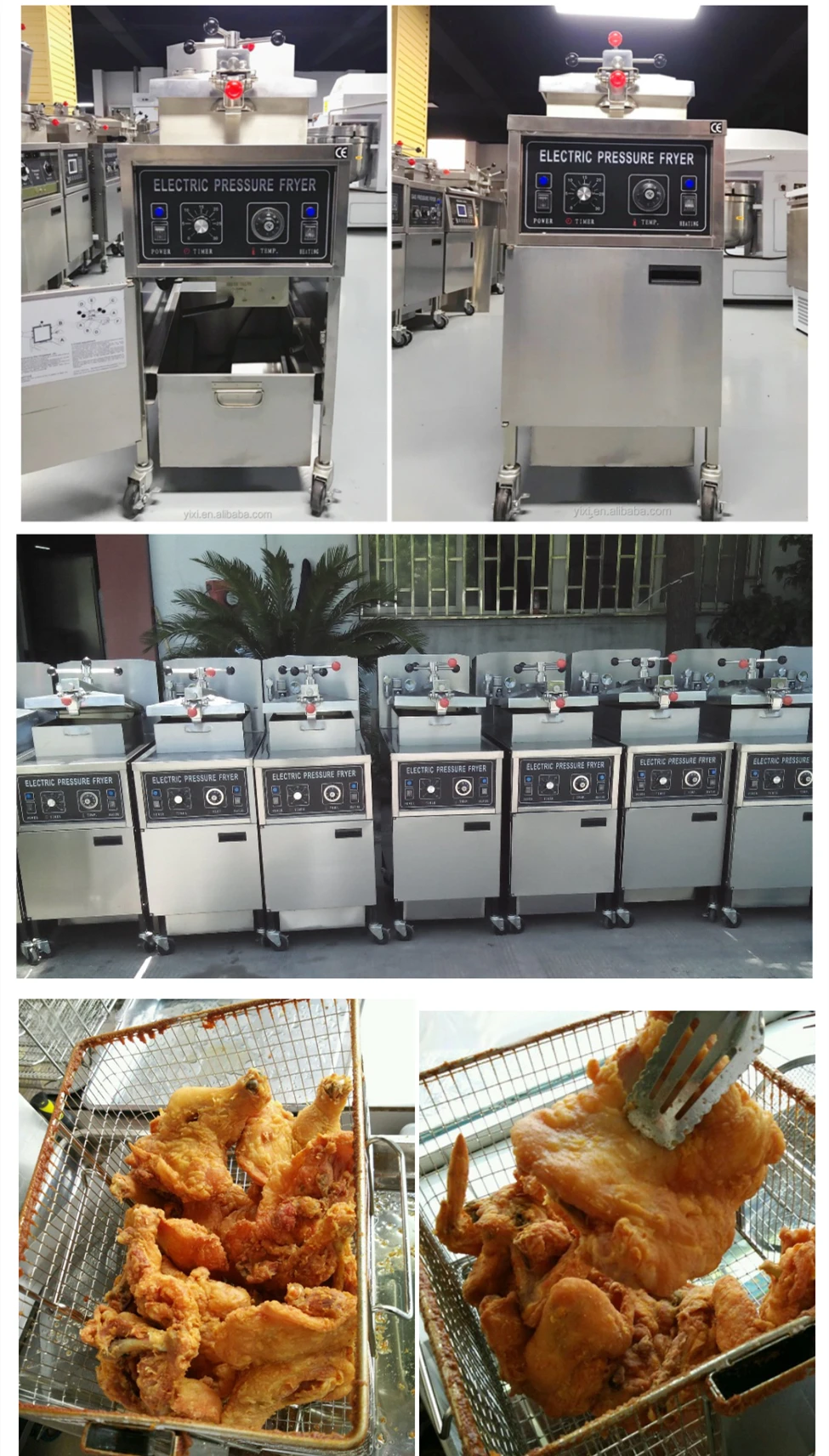 Commercial Kitchen Equipment Pressure Fryer for Fried Chicken Shop - China  Potato Chips Fryer Machine, Used Henny Penny Pressure Fryer